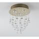 Canada LED 12 inch Gold Semi Flush Mount Ceiling Light